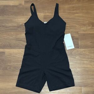 Lululemon Athletica Black Align Bodysuit 6”